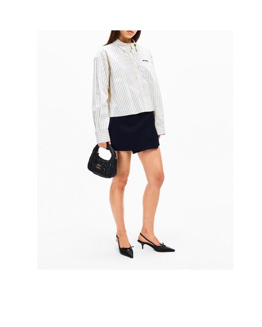 Miu Miu Black Logo Bow Kitten Slingbacks