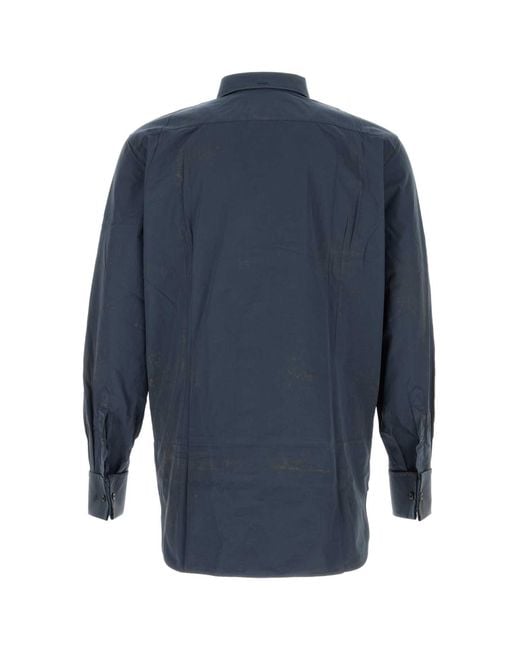 Prada Blue Long-Sleeved Shirt for men
