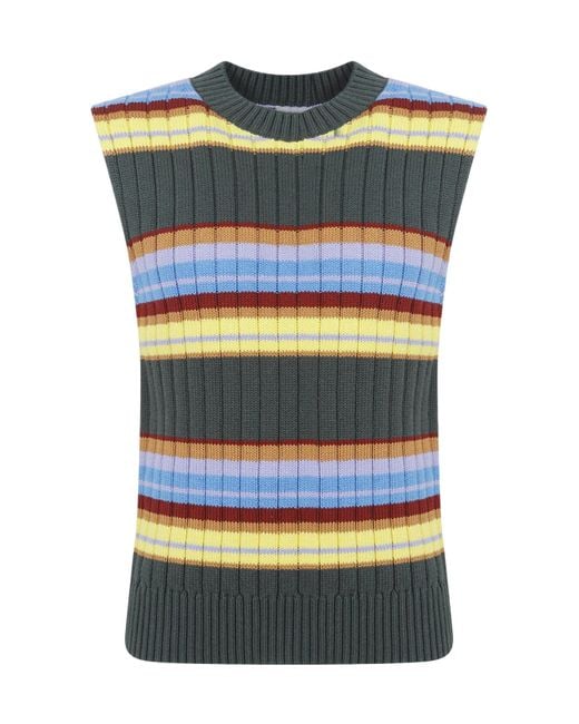 Dries Van Noten Multicolor Striped Sweater for men