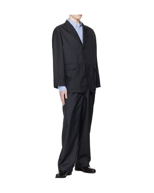 Nanamica Blue Casual Pants With Belt Loops for men