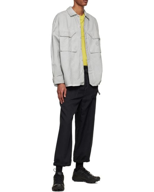 A_COLD_WALL* White Flap-Pockets Cotton Overshirt for men