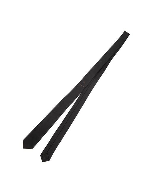 Givenchy White Pointed Tie for men