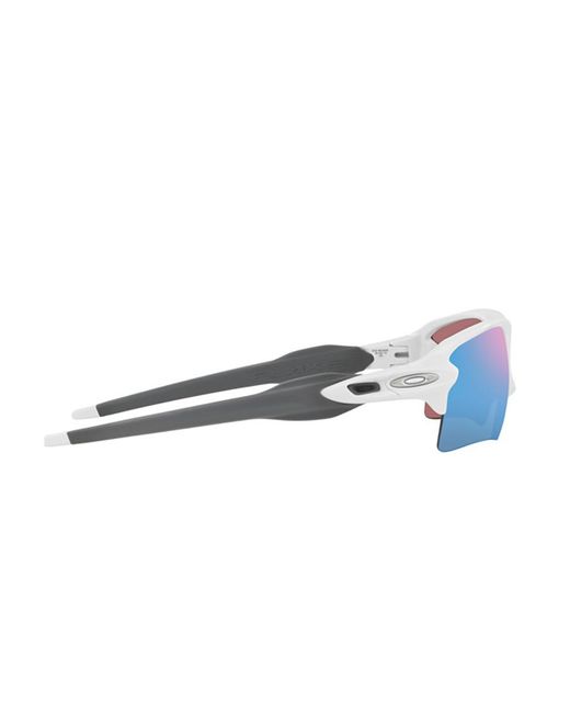 Oakley Blue Flak Geometric-Frame Sunglasses for men