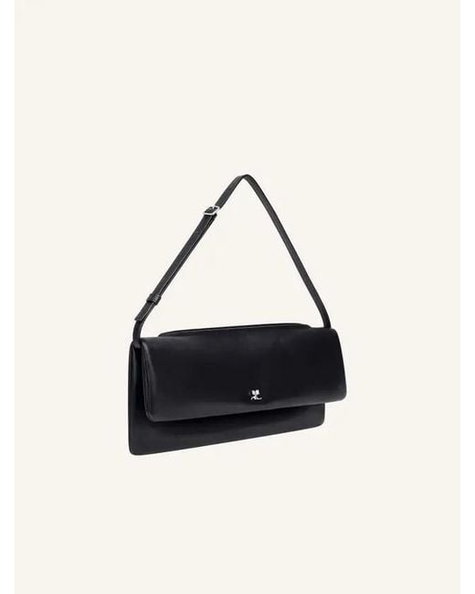 Courreges Black Courrèges Wrist Clutch Bag