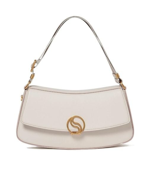 Stella McCartney Natural S-Wave Shoulder Bag