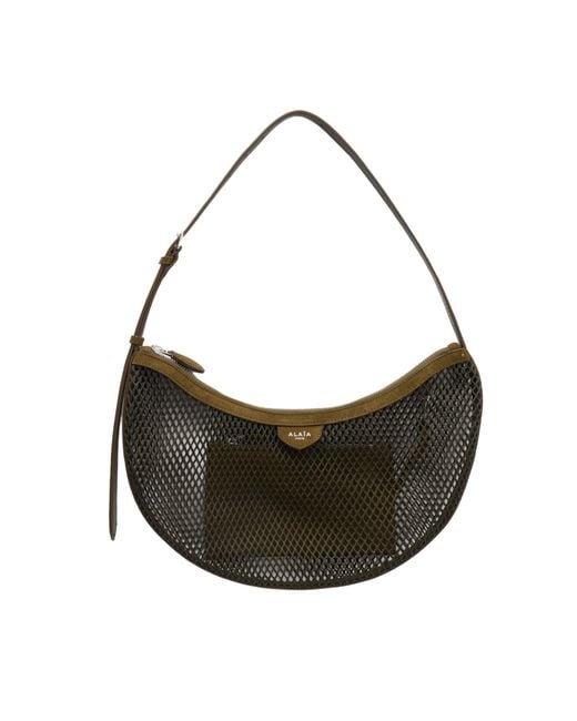 Alaïa Gray Alaïa One Piece Demi Lune Bag