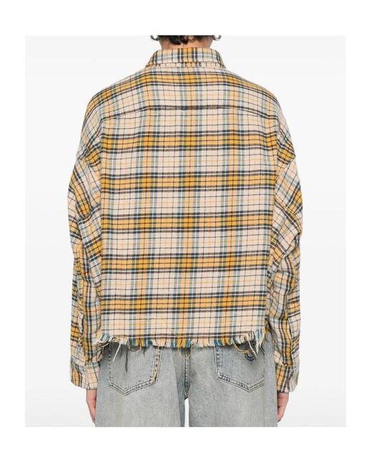 R13 Metallic Long Sleeve Shirt