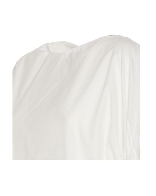 Khaite White Long-Sleeved Top