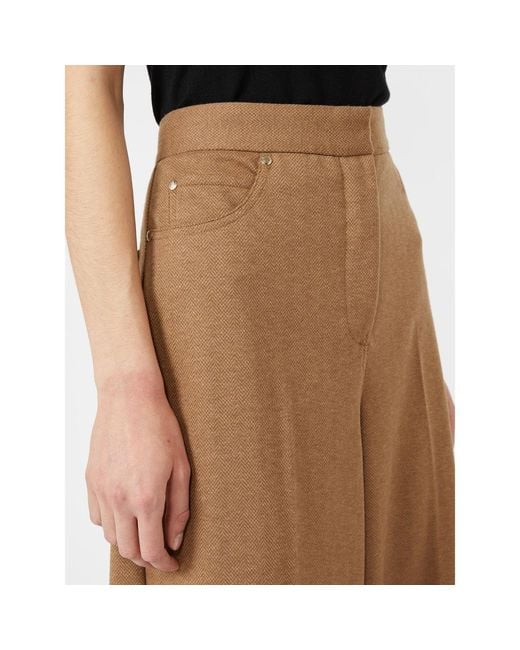 Max Mara Brown Pocket Casual Pants