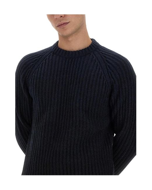 Brioni Blue Luxurious Knit Sweater for men