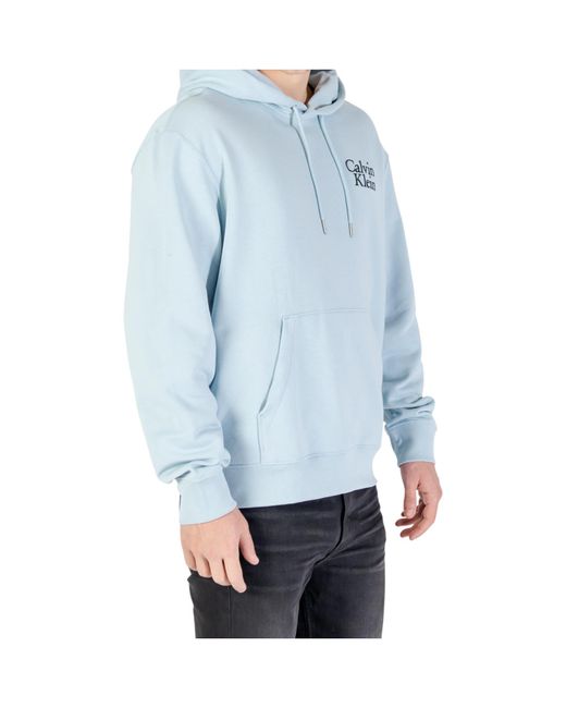 Calvin Klein Blue Long-Sleeved Sweatshirt for men