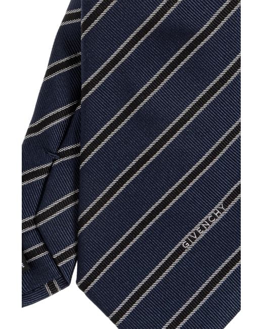 Givenchy Blue Striped Tie for men