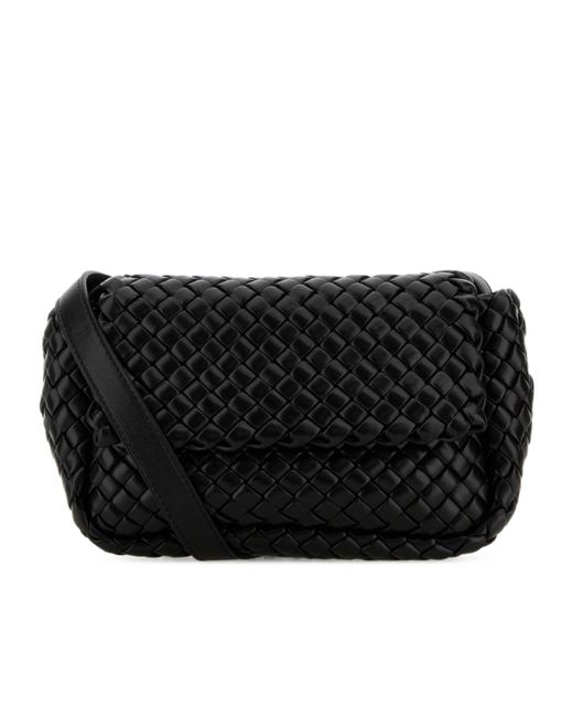 Bottega Veneta Black Flip Shoulder Bag