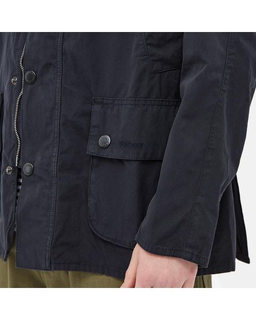 Barbour Blue Collared Long-Sleeved Overshirt for men
