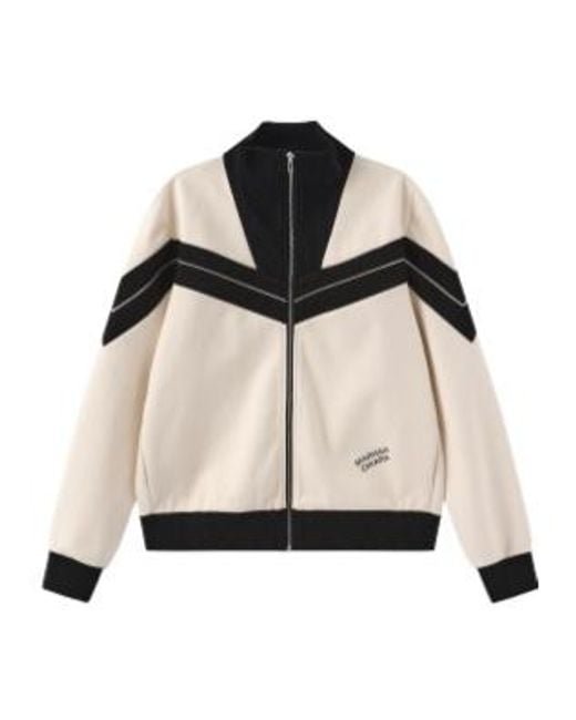 Marissa Chiara Black Long-Sleeve Zip-Up Sweatshirt for men