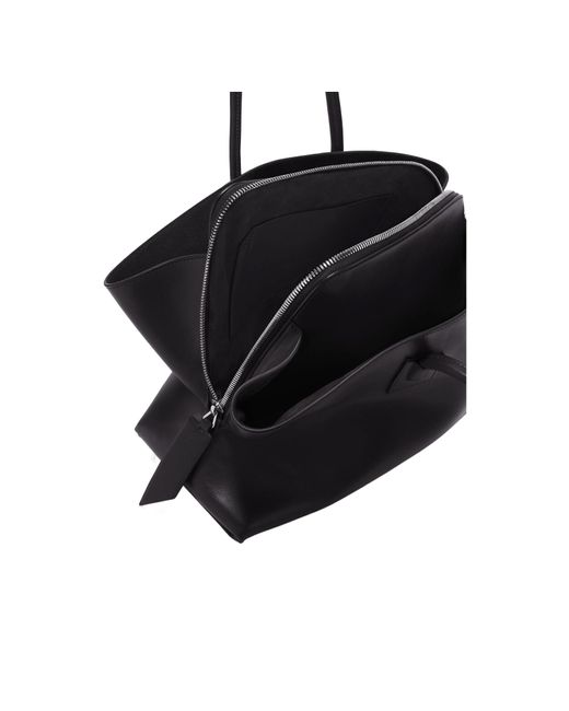 The Attico Black The La Passeggiata Medium Tote Bag