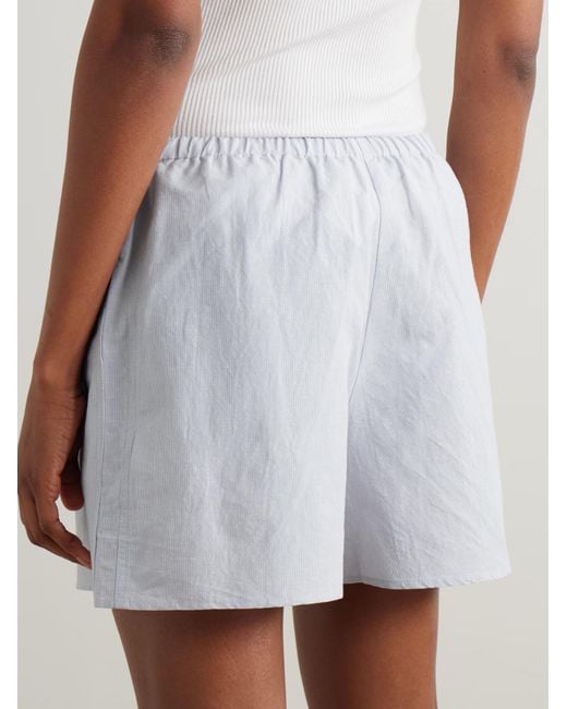 Proenza Schouler White Jana Striped Shorts