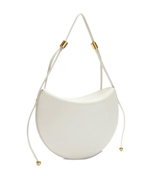 Furla White Moonstone Medium Shoulder Bag