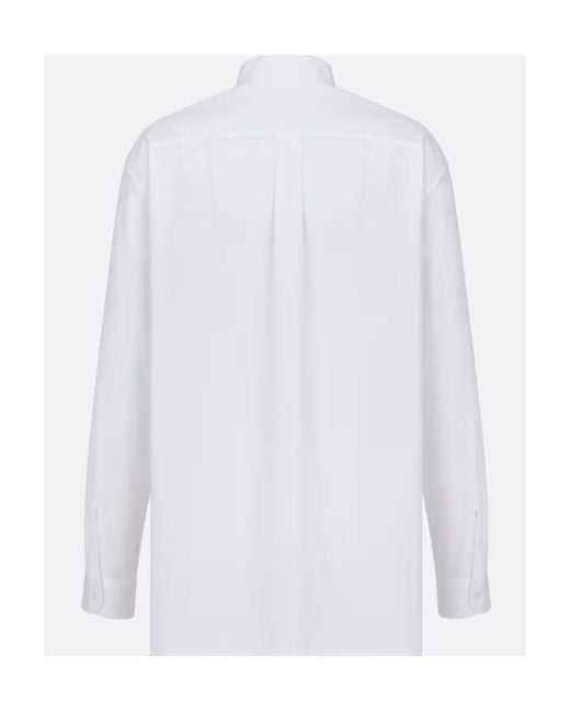 Dior White Cd Interlaced Shirt for men
