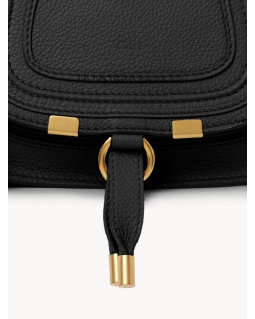 Chloé Black Chloé Marcie Mini Double Carry Tote Bag