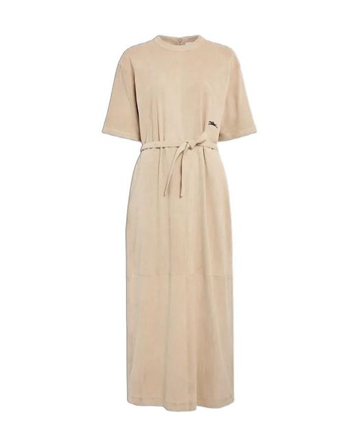 Longchamp Natural Leather Long Dress
