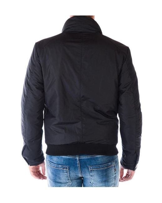 Versace Blue Logo Zipper Casual Jacket for men