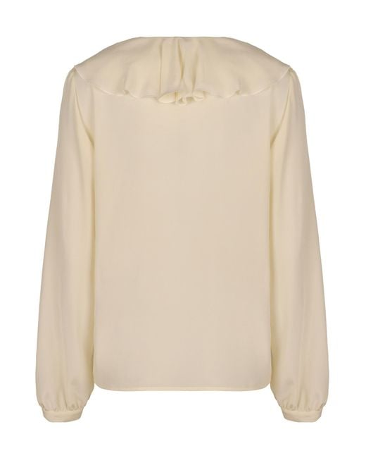 Etro Natural Ruffle Detailed Blouse