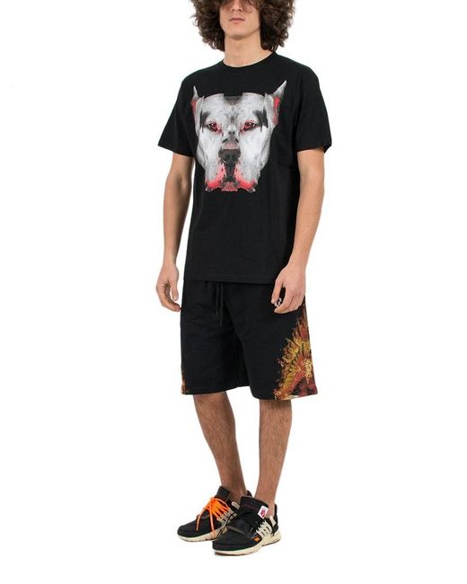 Marcelo Burlon Black Open-Necked Shirt for men