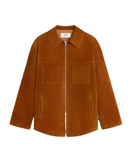 Céline Brown Overshirt for men