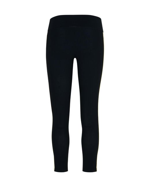 Palm Angels Black 'Training' Polyamide Blend Leggings
