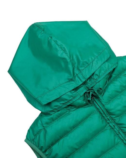 Weekend by Maxmara Green Logo Vest Down Jacket