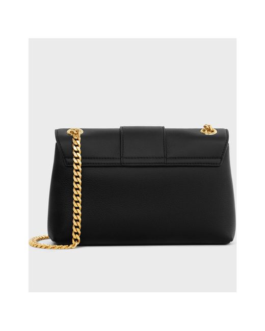 Céline Black Supple Calfskin Teen Victoire Bag