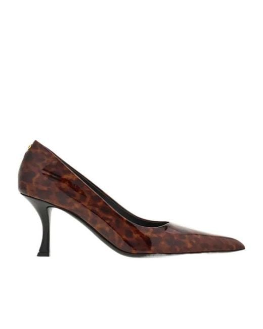 Ferragamo Brown Pointed High Heels