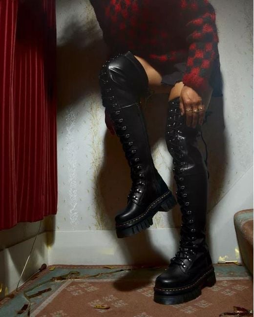 Dr. Martens Black Audrick 22I Xtrm Knee Boots for men