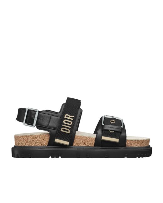 Dior Black Christian Act Sandals