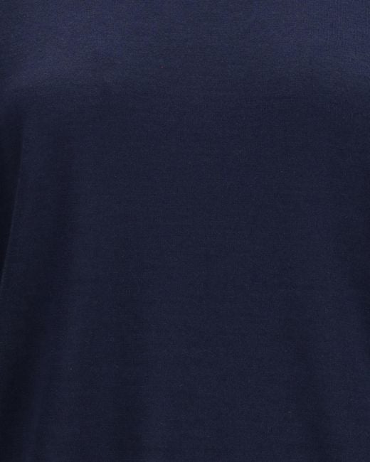 Brunello Cucinelli Blue Short-Sleeve Round-Neck Cashmere T-Shirt