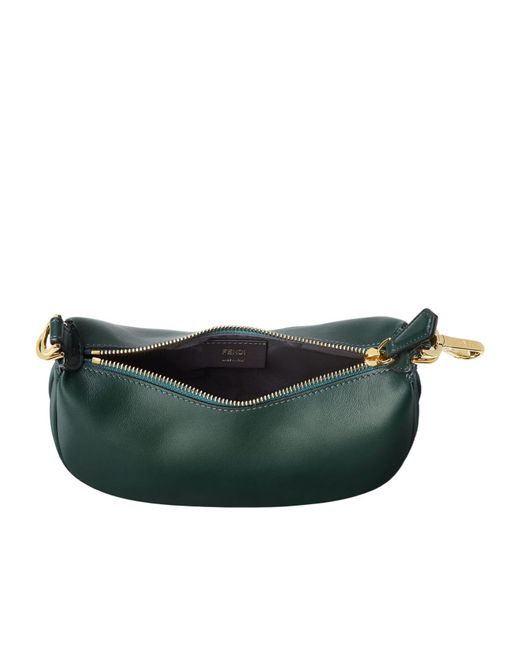 Fendi Green Graphy Mini Tote Bag