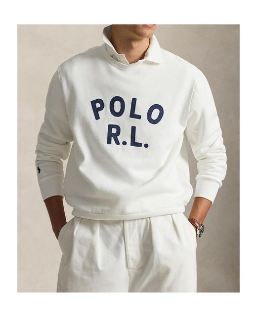 Polo Ralph Lauren White Simple And Comfortable Polo Hoodie for men