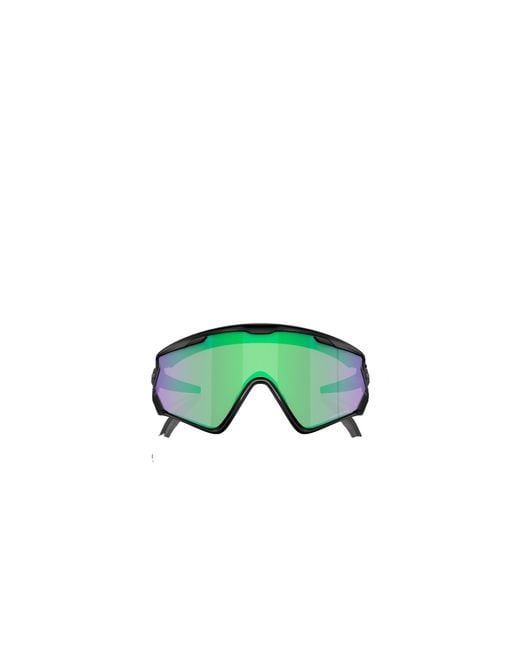Oakley Green Wind Jacket 2.0 Shield-Frame Sunglasses for men