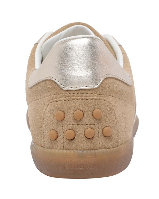 Tod's White Logo Printed Sneakers