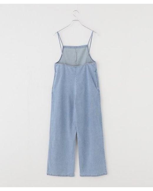 Baserange Blue Backless Jumpsuit