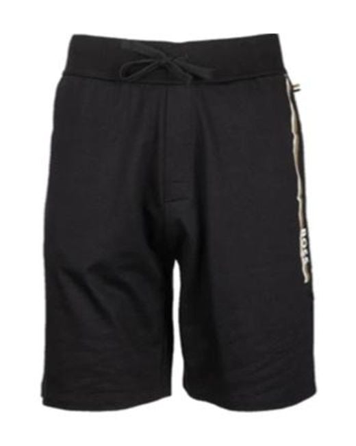 Boss Black Wide-Leg Shorts for men