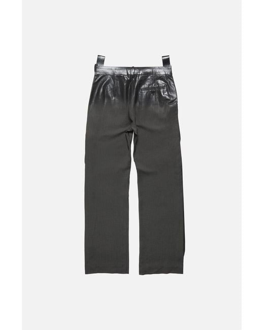 Acne Gray Casual Pants With Belt Loops