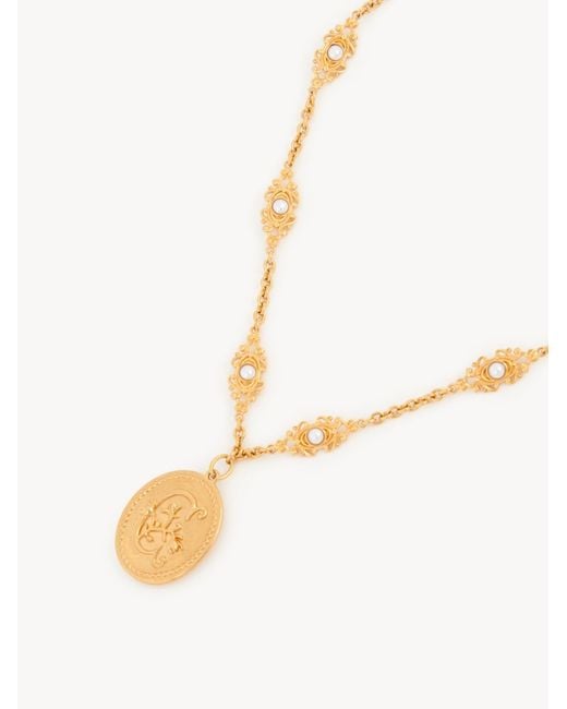 Chloé Metallic Chloé The Château Treasures Necklace