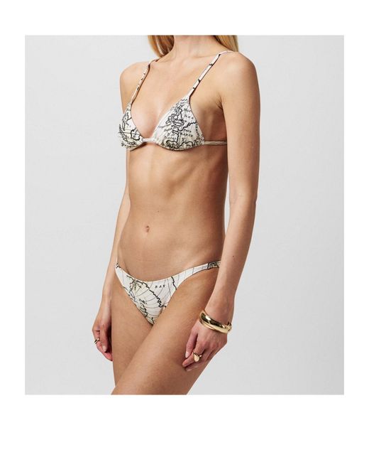 St. Agni White Slim Bikini Briefs
