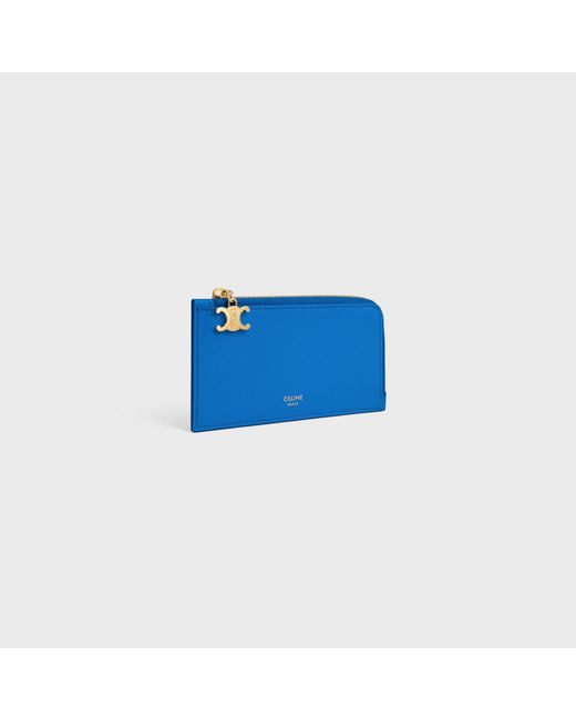 Céline Blue Long Zipped Card Holder