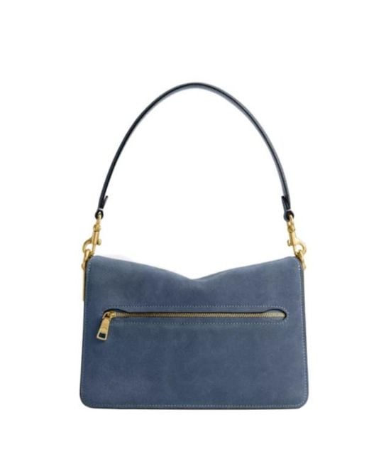 COACH Blue Chain Tabby Shoulder Bag