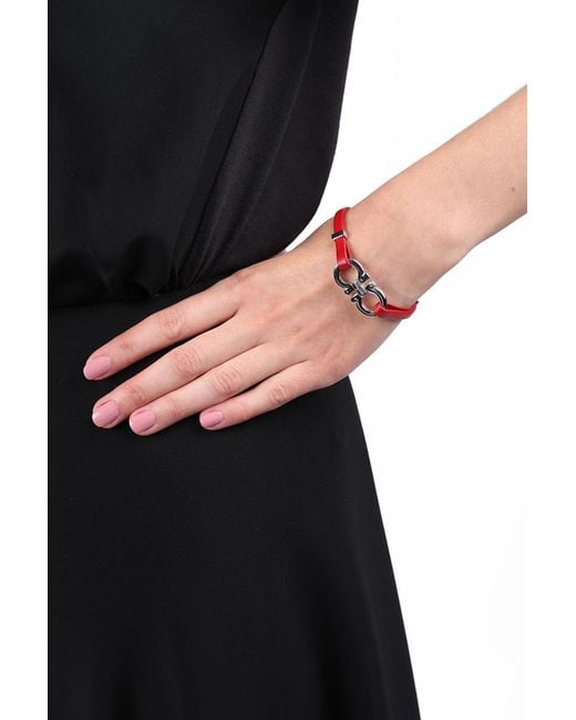 Ferragamo White Logo Detail Bracelet