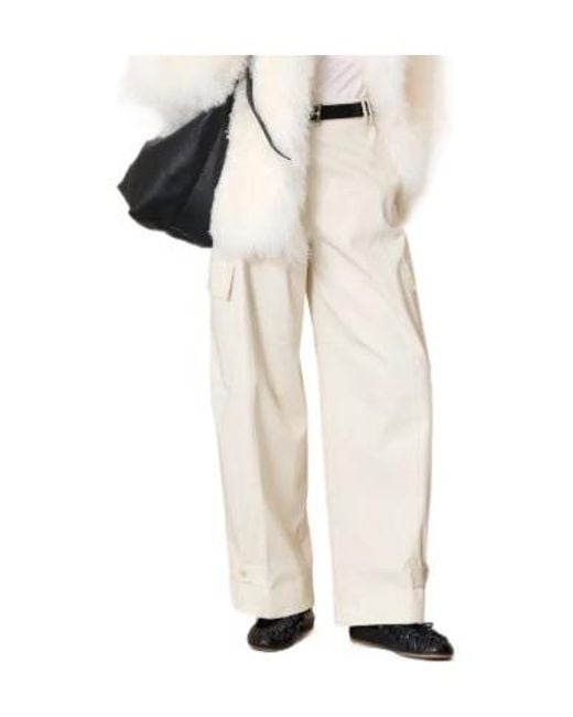 P.A.R.O.S.H. White Cargo Trousers
