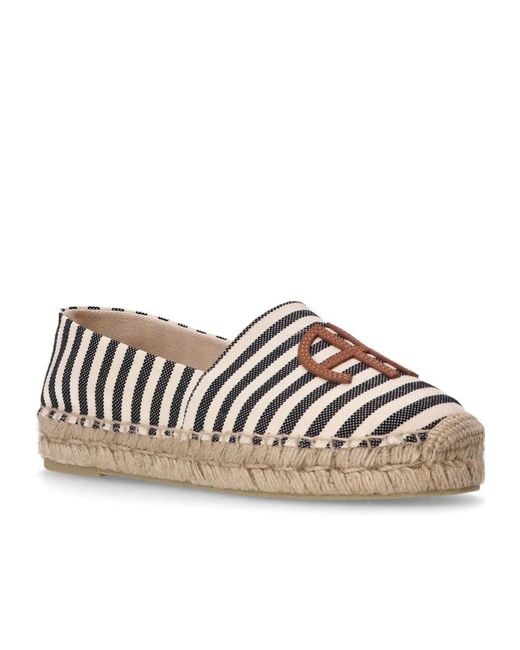 Anine Bing Multicolor Paloma Striped Slip-On Espadrilles